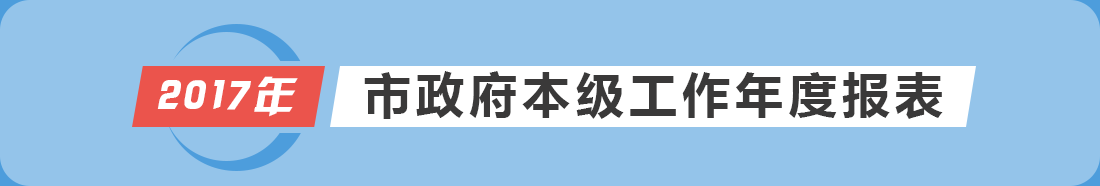 2017年市政府本級(jí)工作年度報(bào)表