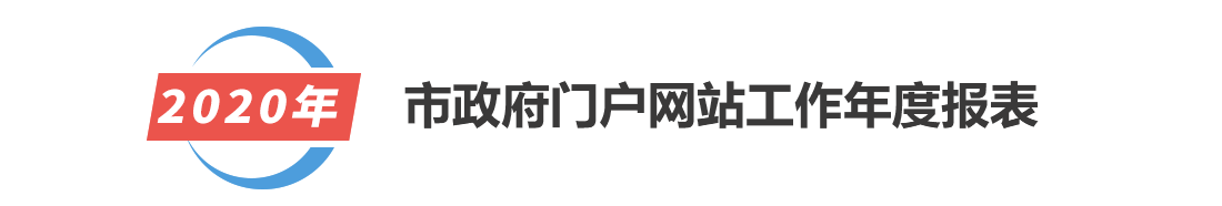2020年市政府門戶網站工作年度報表