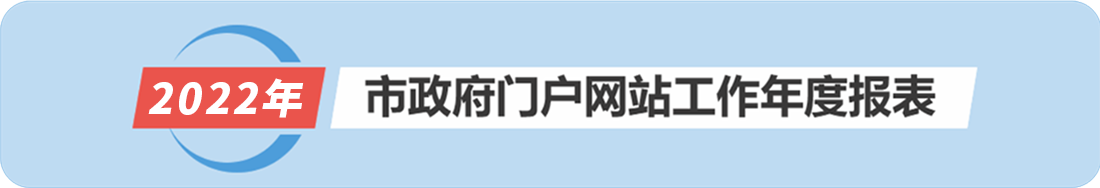 2022年市政府門戶網(wǎng)站工作年度報表