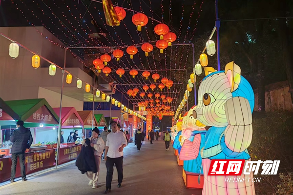 國潮非遺交相輝映 長沙南郊公園新春活動氛圍拉滿.png